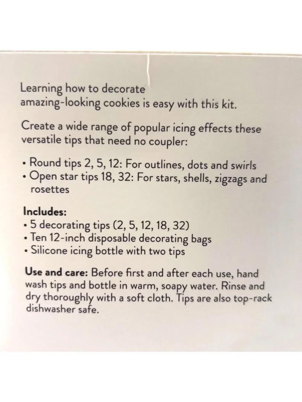 New Wilton Cookie Decorating Kit Tips Bags Bottle Family Time As seen in Macys